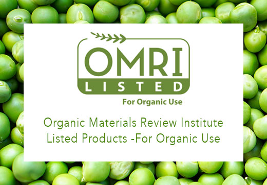 OMRI fertilizer Products for organic farming and growing