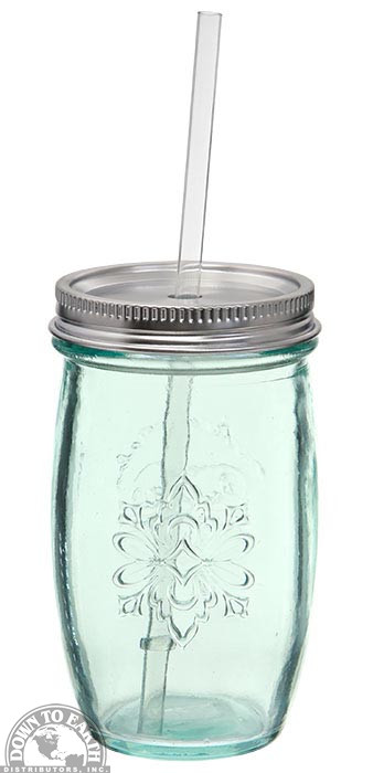 Glass Tumbler with Metal Lid