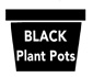 PLANT POT - BLACK
