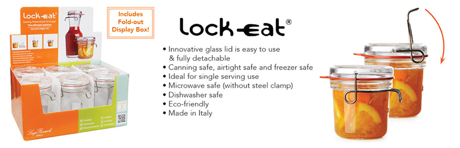 Wholesale Distributor of Lock-Eat glass canning and storage jars USA