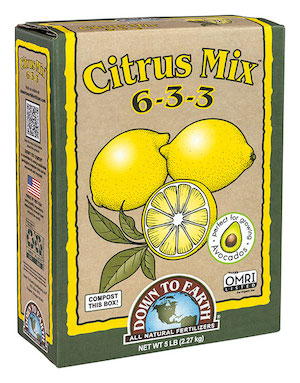 Down To Earth Fertilizer - Citrus mix