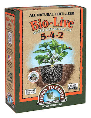 Down to Earth Bio-Live Fertilizer
