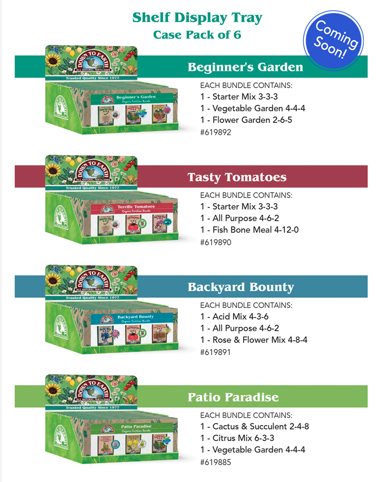 4 Bundles of fertilizer