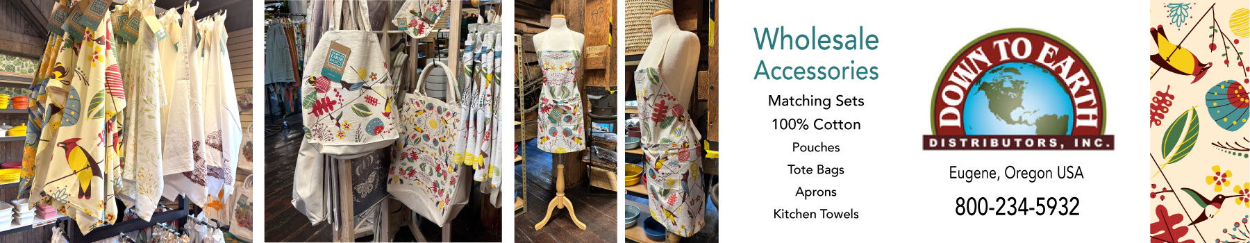 accessories - apparel cotton ttote bags, pouches, aprons