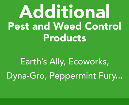 Additional brands of natural pest and weed control products 2022