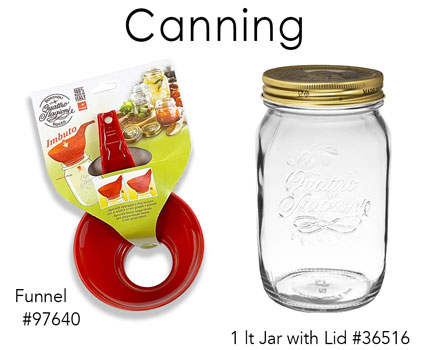Canning Supplies-Glass Jars-Funnels and More!