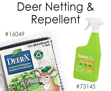 Deer Repellent and Netting Supplies