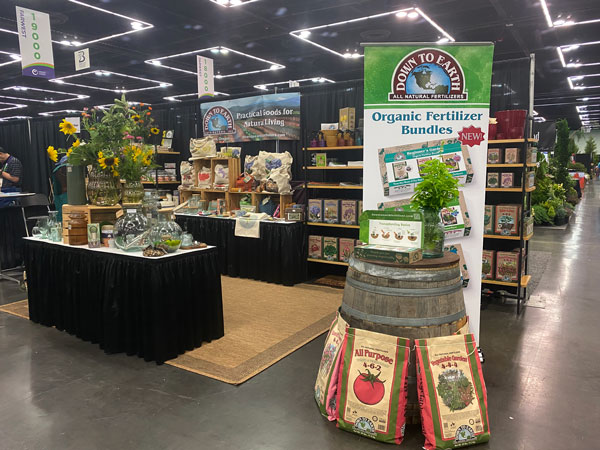 Down To Earth Booth - Farwest Trade Show, Oregon