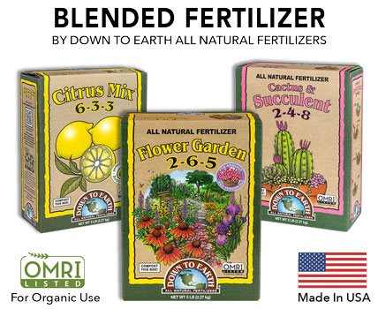 Down To Earth Fertilizer - Wholesale Organic Fertilizer - Blended Fertilizers - OMRI Listed Fertilizers