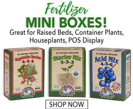 Down To Earth Fertilizer -Mini Boxes - Natural and Organic Fertilizer