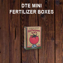Down To Earth Mini fertilizer Boxes for Houseplant fertilizer, Plant Pots