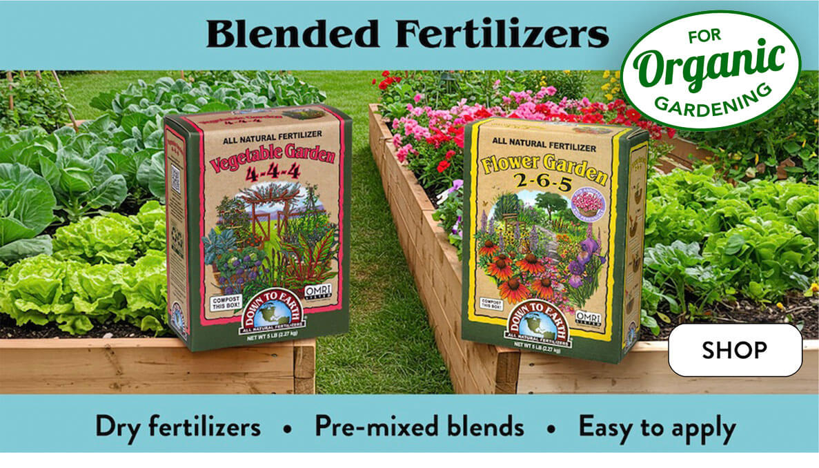 Down To Earth Fertilizer Blends - Wholesale