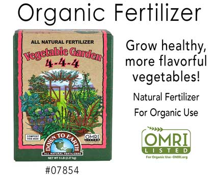 VEGETABLE GARDEN FERTILIZER