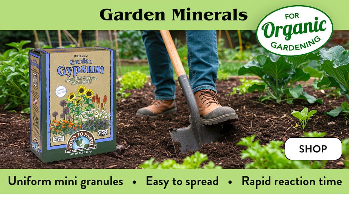 Down To Earth Garden Minerals Fro Organic Growing