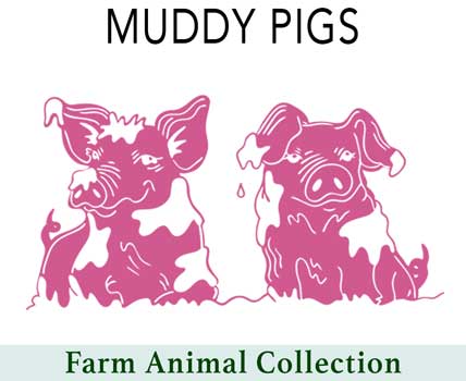 muddy Pigs- glassware, clothing accessores, wholesale apparel
