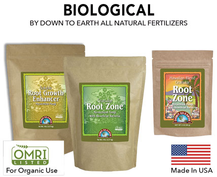 Down To Earth Fertilizers - Made in the USA - Biological - Mycorrhizal -OMRI