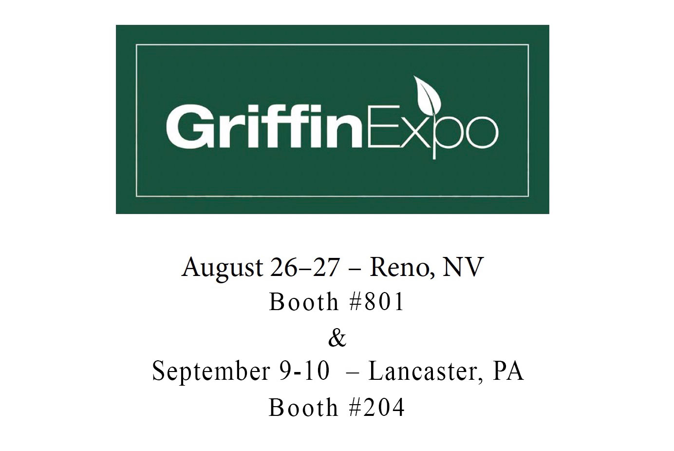 Griffin Expo with Down To Earth Fertilizers