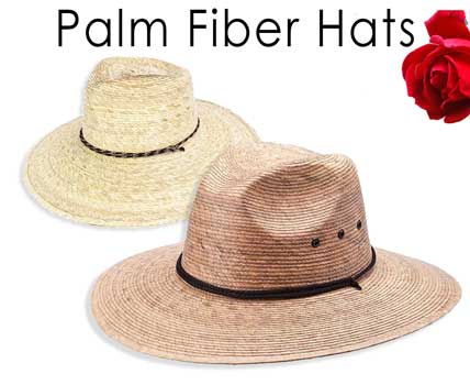 Palm Fiber Hats - Wholesale