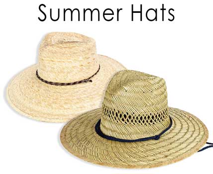 Wholesale straw hats, palm fiber hats