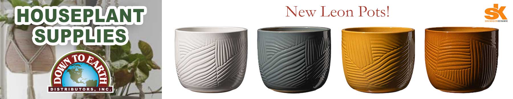 New SL Pots - Leon pots come in 3 sizes!