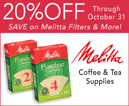 MELITTA COFFEE PRODUCTS ON SALE!