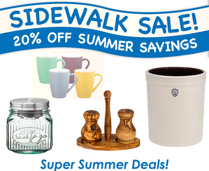 Sidewalk Sale up to 20% OFF!