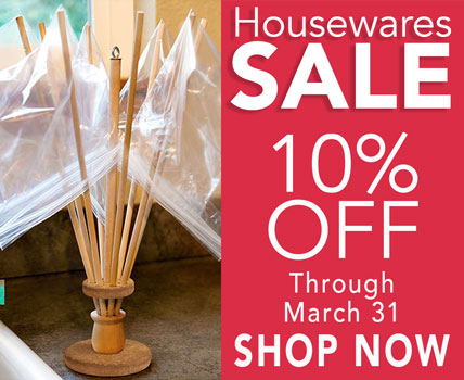 Housewares Sale 10% OFF -through March