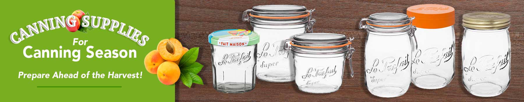 Le Parfait canning jars- wholesale USA 