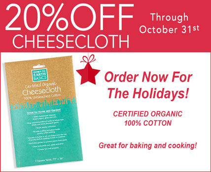 Cheesecloth Sale!
