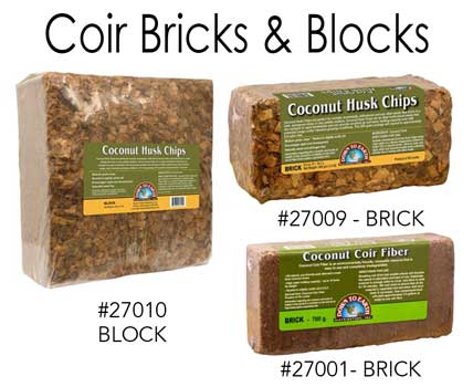 Wholesale Coir - Coir blocks and bricks