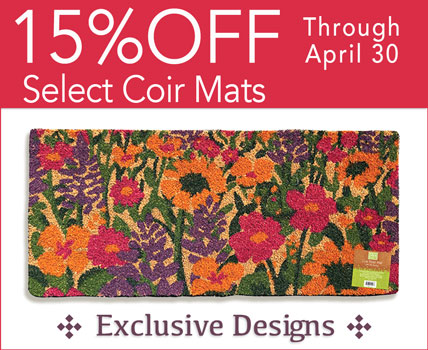 coir mats on sale!