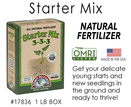 STARTER MIX NATURAL FERTILIZER