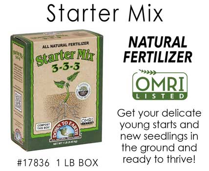 Starter Mix- OMRI Listed Fertilizer