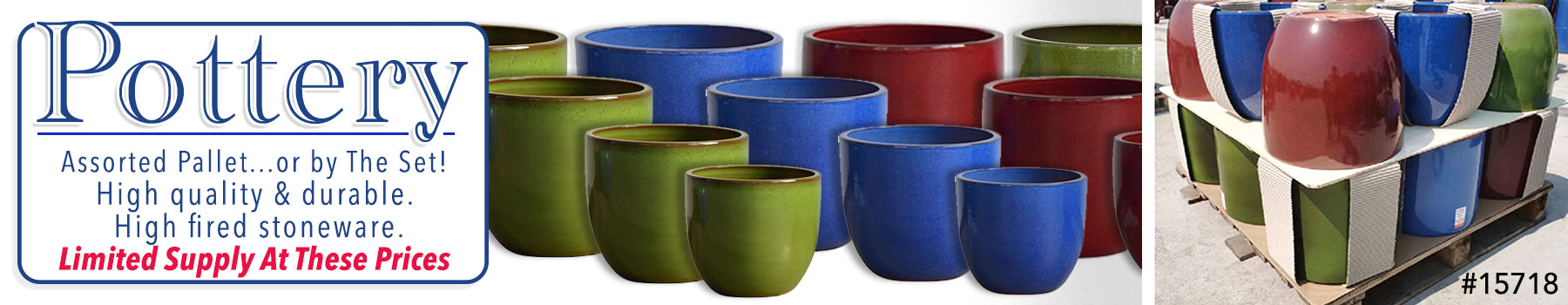 Large Plant Pots- High Fired!