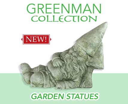 Wholesale Garden Statues- Greenman statues - Garden Gnomes