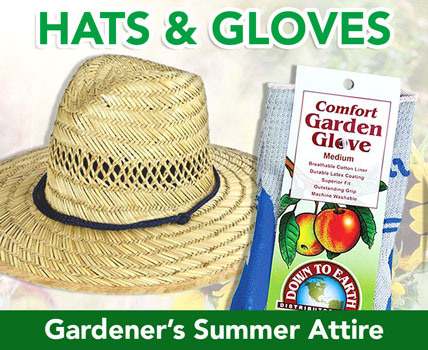 Gardener's Summer Attire - Hats & Gloves