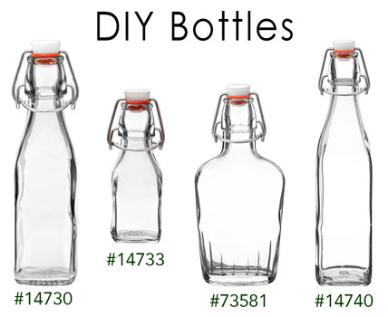 DIY bottles- wholesale glass bottles