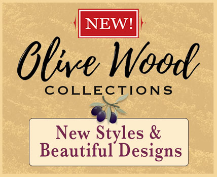 Olive Wood- Shop Our Beautiful New Styes!