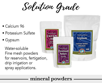 Shop Wholesale Solution Grade Mineral -How to remineralize your garden