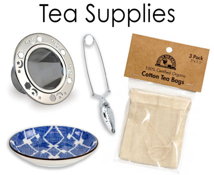 Tea Supplies, Tea Infusers, Cotton Tea Bags