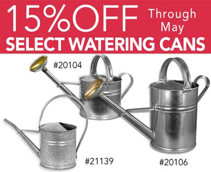 WATERING CANS ON SALE - 15 PERCENT OFF Wholesale Garden Supplies 2024