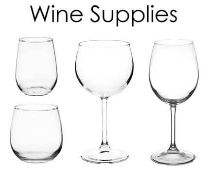 Wholesale Wine Supplies- Wine Glasses- Stemless