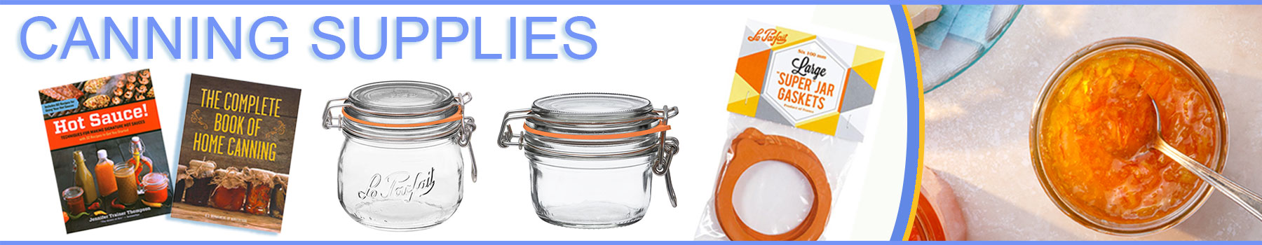 Canning Supplies Lids, Gaskets, Canning Books, Canning Jars