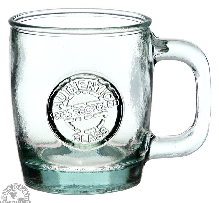 Recycled Glass "authentic" Mug Down to Earth Distributors Inc.