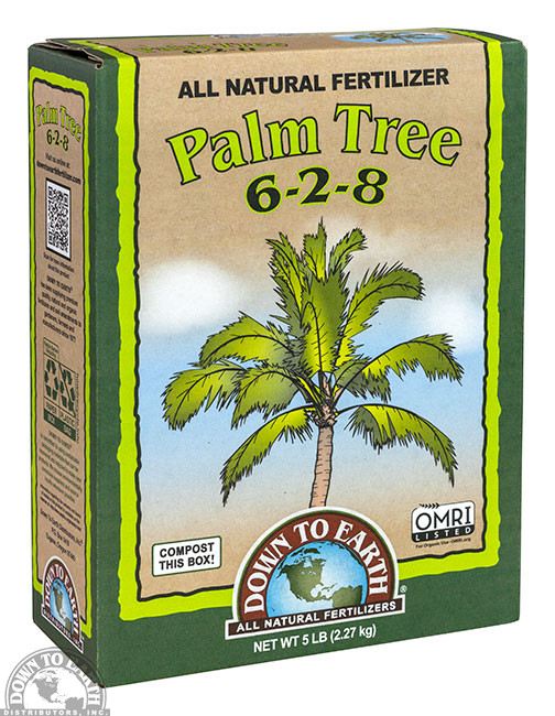 Palm Tree 628 5lb Down to Earth Distributors Inc.