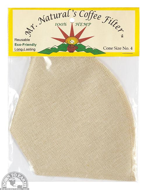 Hemp Coffee Filter 4 *min6* Down to Earth Distributors Inc.