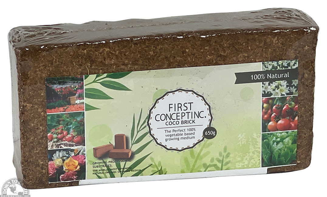Coco Coir Brick 650g Down to Earth Distributors, Inc.