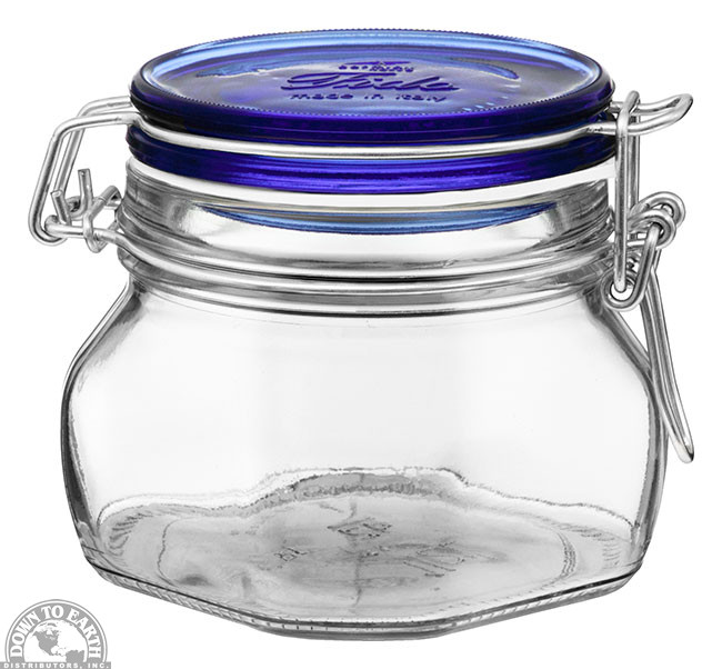 Fido Jar .5lt Blue Lid Down to Earth Distributors Inc.