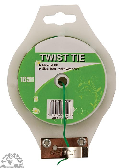 Twist Tie 164' *min 6* *c/o* Down to Earth Distributors Inc.