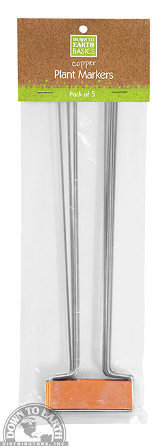 Copper Plant Markers Pk5 | Down to Earth Distributors, Inc.